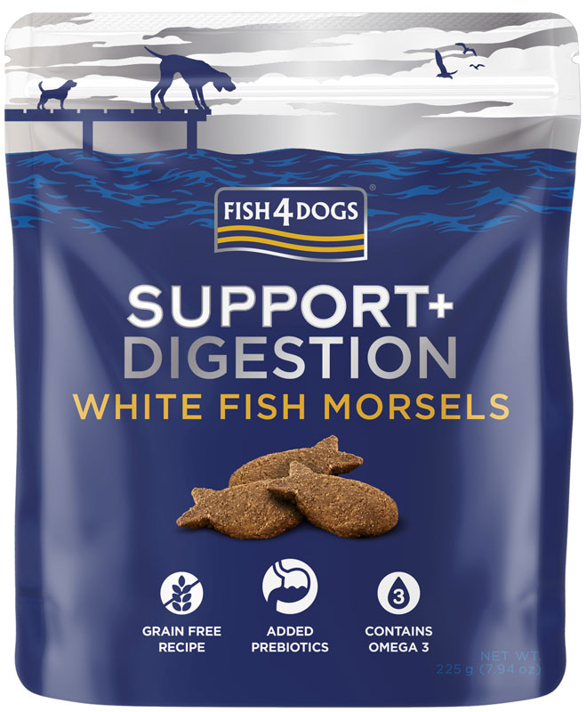 Suplement diety dla psów Fish4Dogs White Fish Morsels