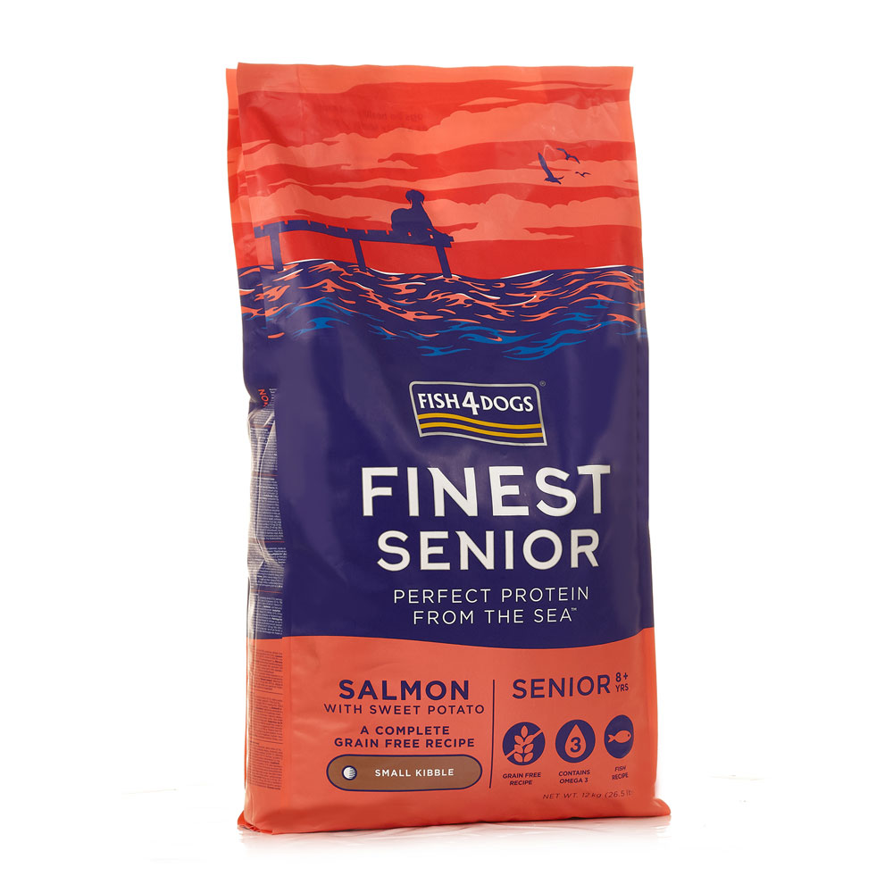Karma dla psa Fish4Dogs Finest Senior Salmon z Łososiem