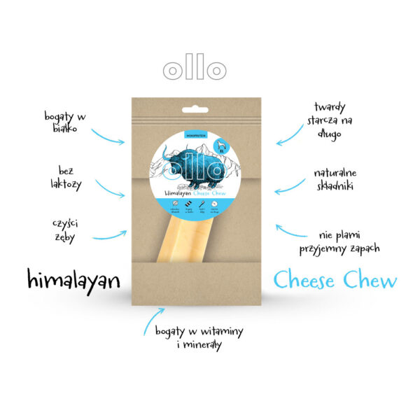 Przysmaki dla psa Ollo Himalayan Cheese Chew - Ser Himalajski w Skład Karmy