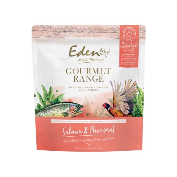 Karma sucha dla psa Eden Gourmet Łosoś i Bażant w Skład Karmy