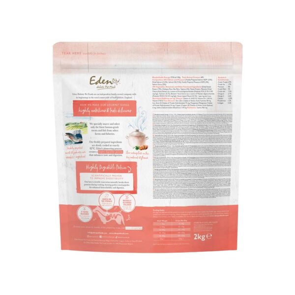 Karma sucha dla psa Eden Gourmet Łosoś i Bażant w Skład Karmy