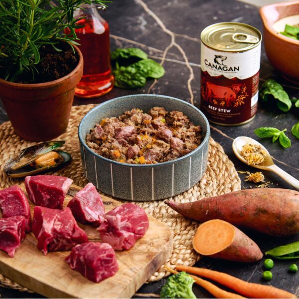 Karma mokra dla psa Canagan Beef Stew w Skład Karmy