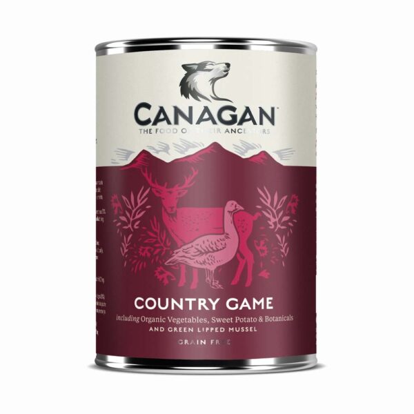 Karma mokra dla psa Canagan Country Game w Skład Karmy