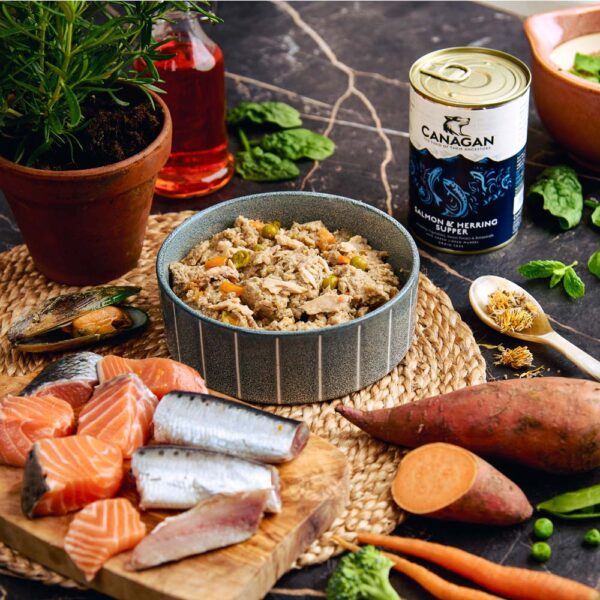Karma mokra dla psa Salmon & Herring Supper w Skład Karmy