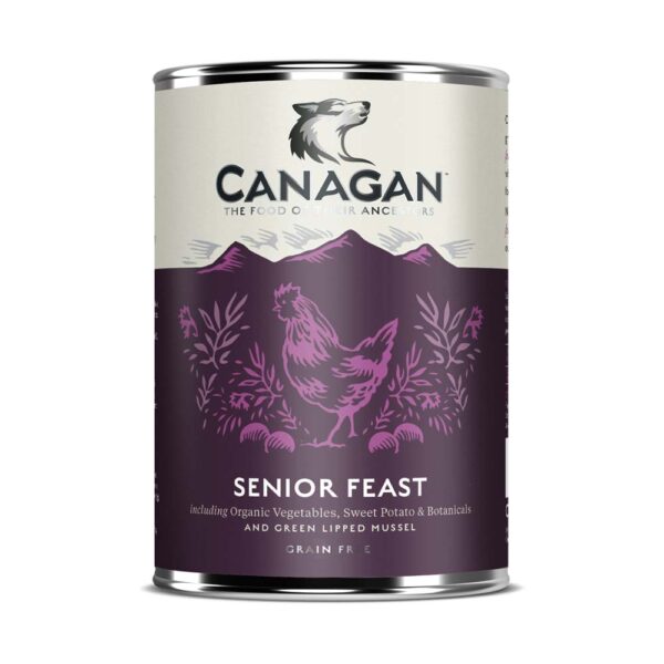 Karma mokra dla psa Canagan Senior Feast w Skład Karmy