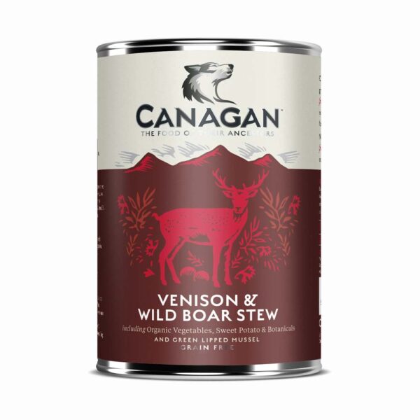 Karma mokra dla psa Venison & Wild Boar Stew w Skład Karmy